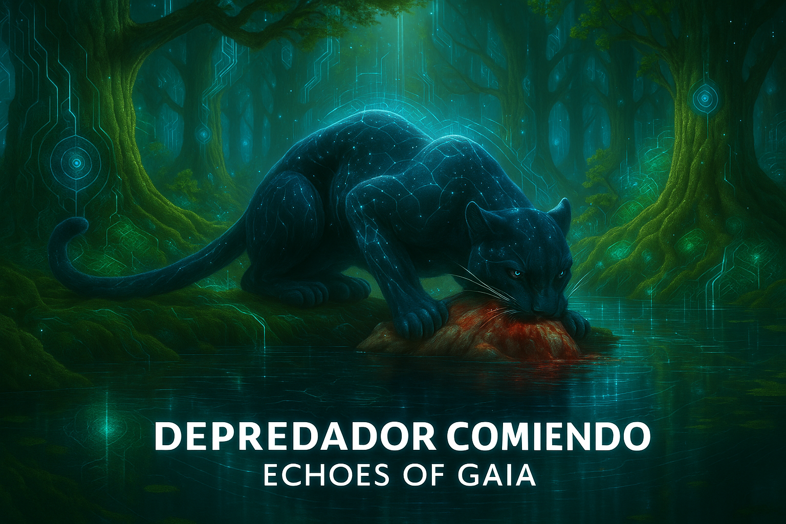 Depredador Comiendo